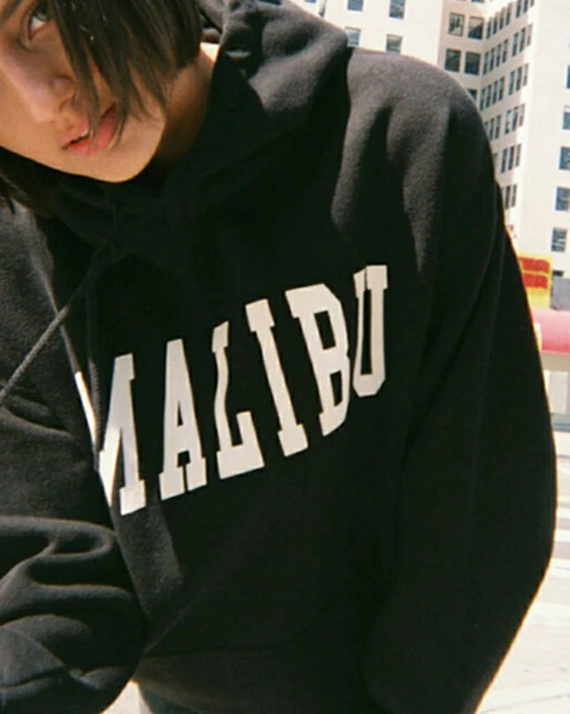 Vintage Letter Print Oversized Cotton Hoodie –  Streetwear Comfort