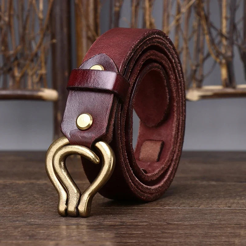 Men's Heritage Leather Hook Belt | Classic Style