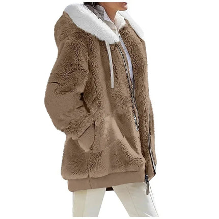Women’s Hooded Zip-Up Fleece Jacket