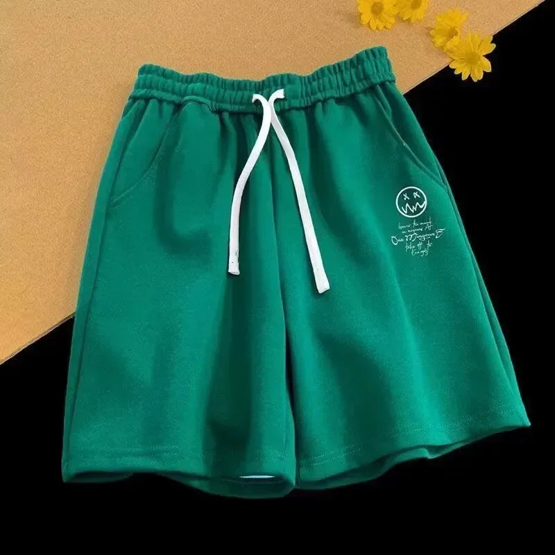 Oversized Wide-Leg Sports Shorts for Men – M to 8XL Lightweight & Trendy Fit