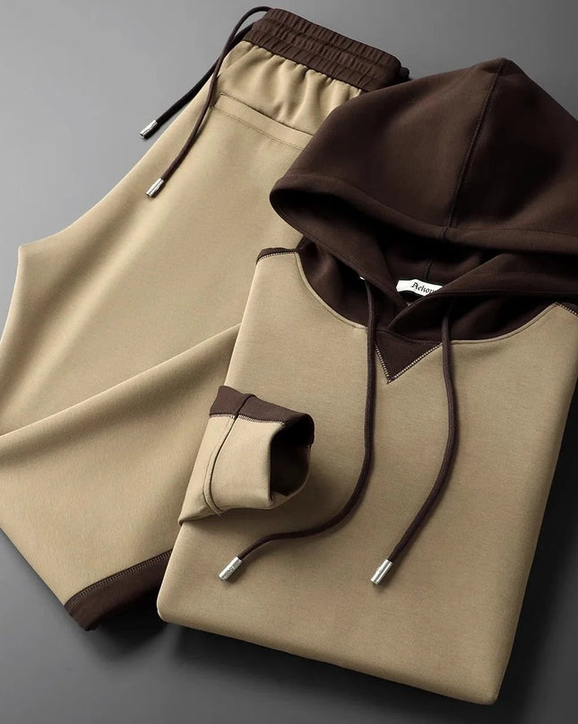 Men’s Luxury Embroidered Casual Suit – Jacket & Trousers Set