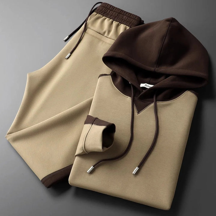Men’s Luxury Embroidered Casual Suit – Jacket & Trousers Set-HighTouch