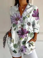 Harper | Elegant Floral Shirt & Blouse-HighTouch