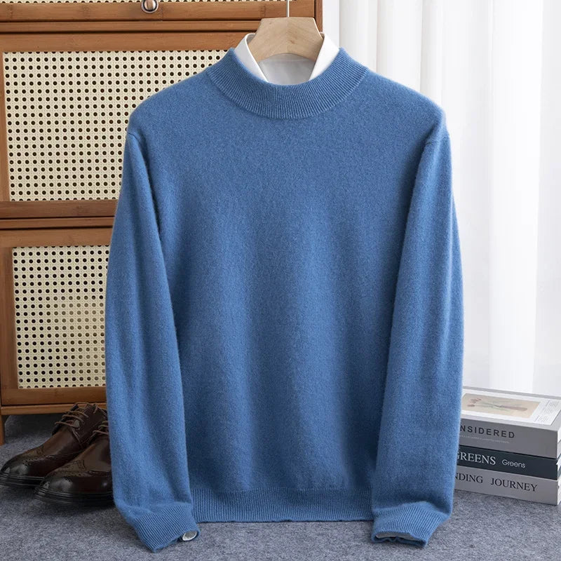 Men's Merino Wool Signature Sweater – Soft & Warm