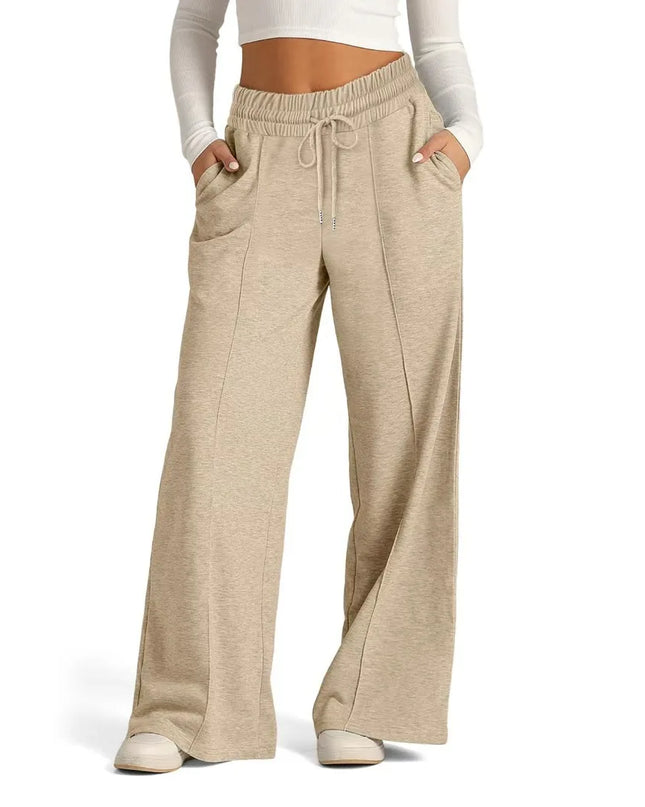 Loose Straight-Leg Sweatpants