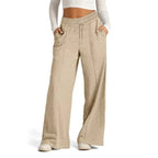 Women Loose Straight Leg Sweatpants Casual Lounge Pants-HighTouch