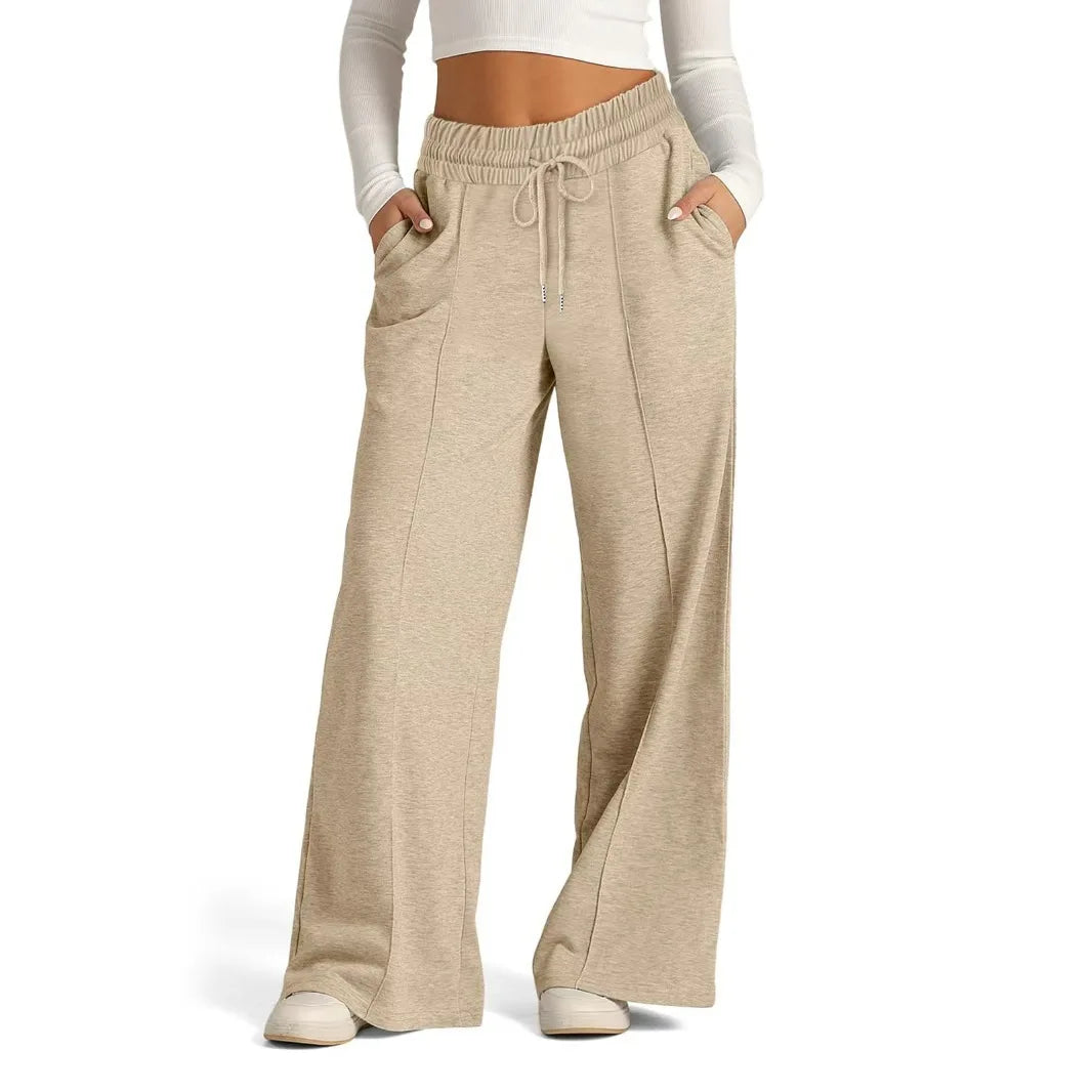 Loose Straight-Leg Sweatpants