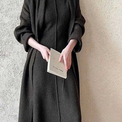 Women’s Knit Dress & Long Cardigan Set