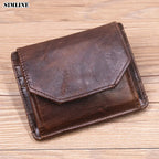 Genuine Cowhide Leather Wallet UK-HighTouch