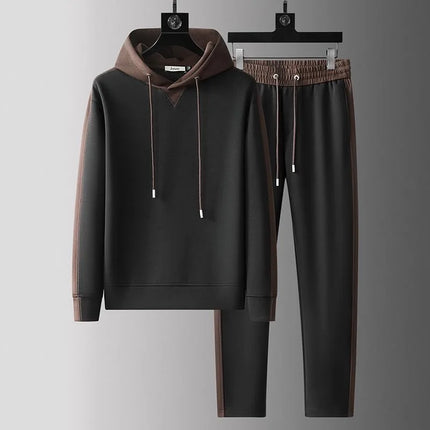 Men’s Luxury Embroidered Casual Suit – Jacket & Trousers Set