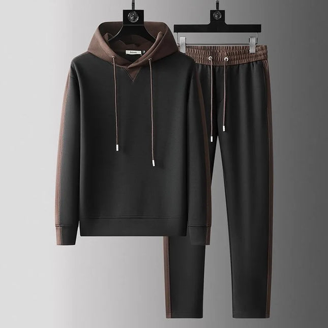 Men’s Luxury Embroidered Casual Suit – Jacket & Trousers Set