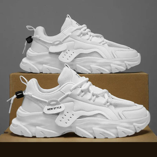 Men’s Breathable Thick-Soled Casual Sneakers