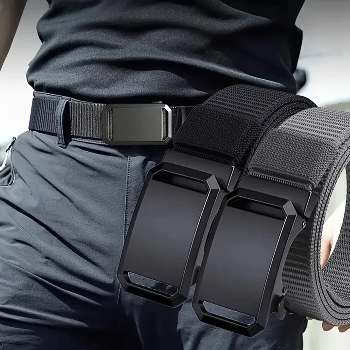 Automatic Buckle Canvas Tactical Belt-HighTouch