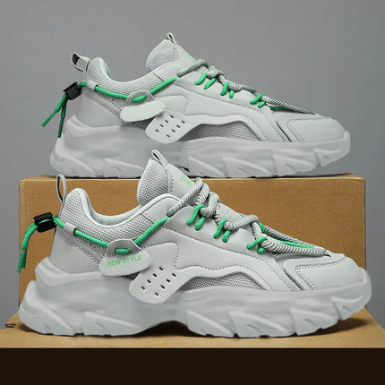 Men’s Breathable Thick-Soled Casual Sneakers