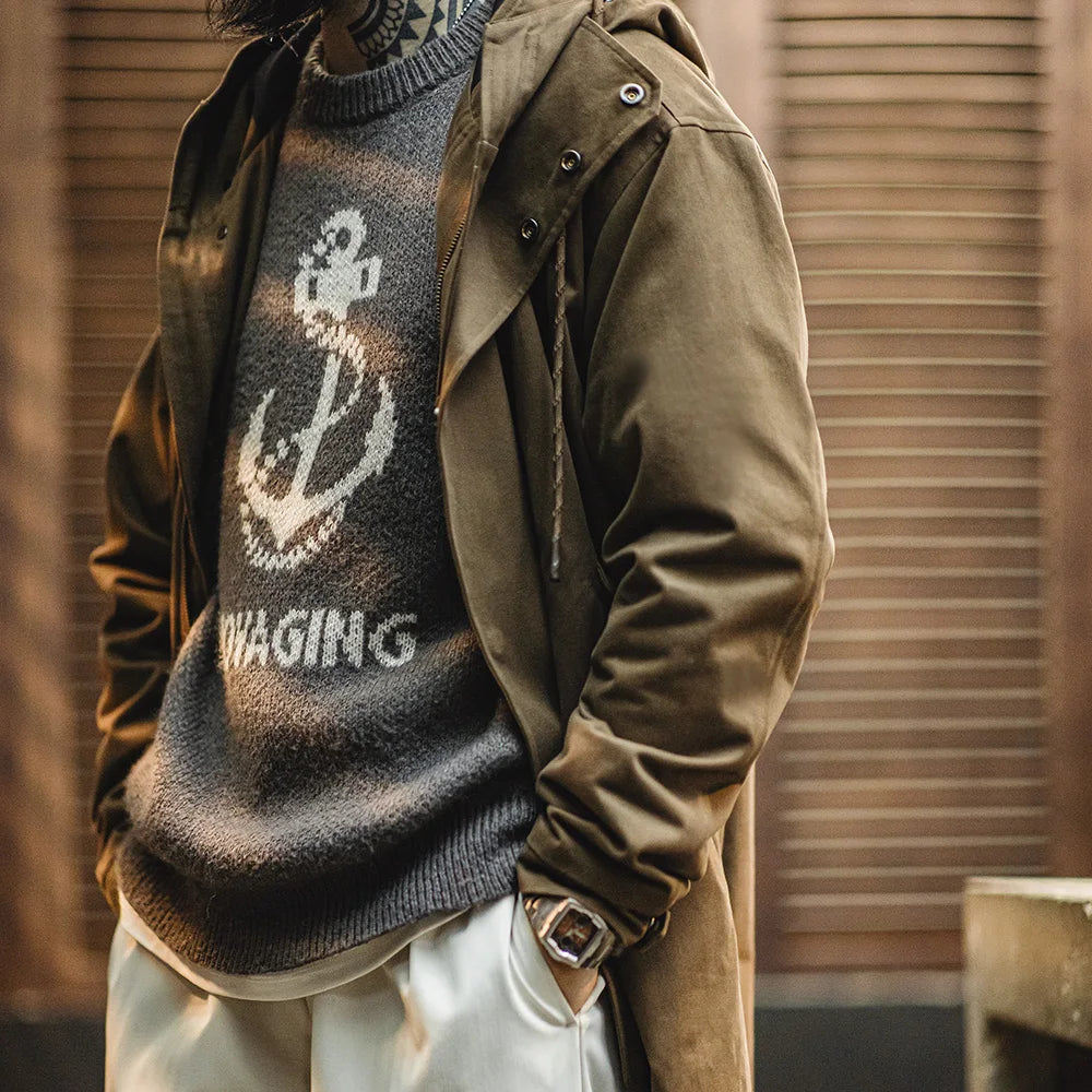 Retro M51 Hooded Windbreaker Men's Jacket-HighTouch