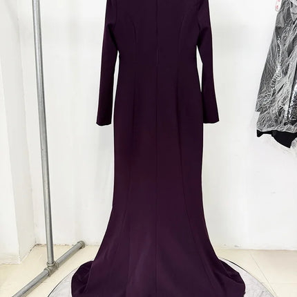 Beaded Diamond Maxi Dress