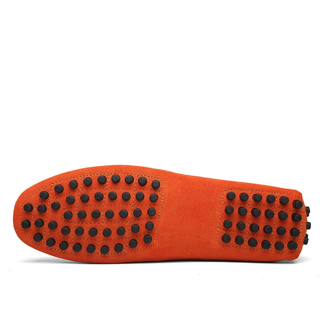 Genuine Leather Slip-On Loafers / Moccasins