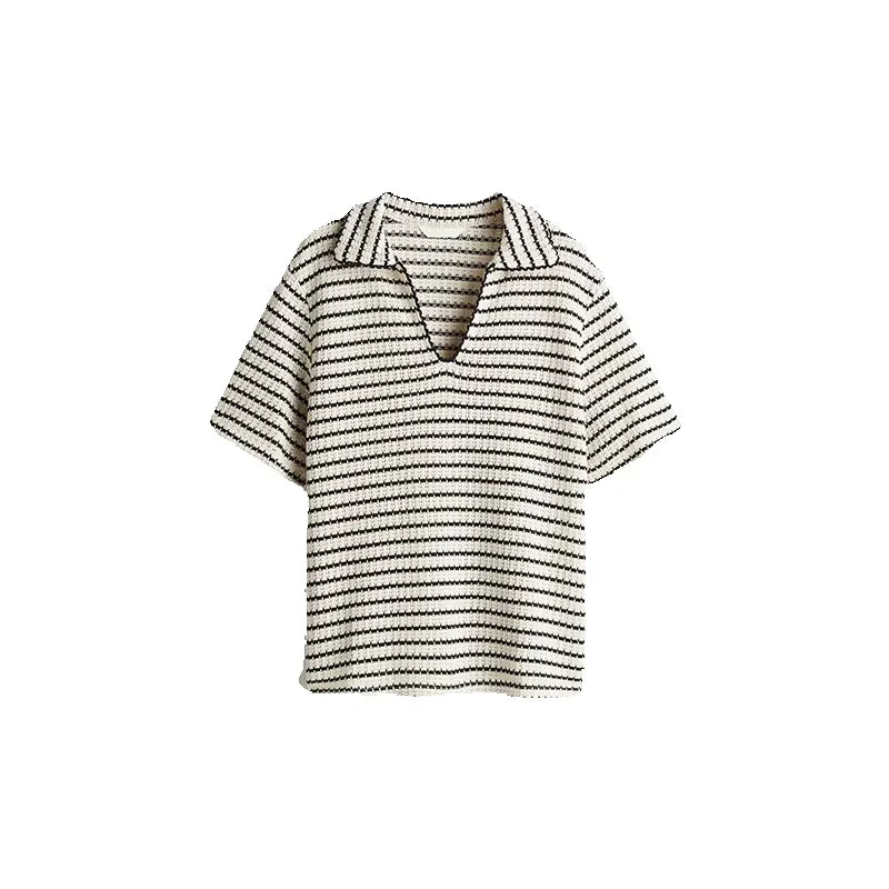 Women’s Knit Striped Pullover & Pants Set-HighTouch