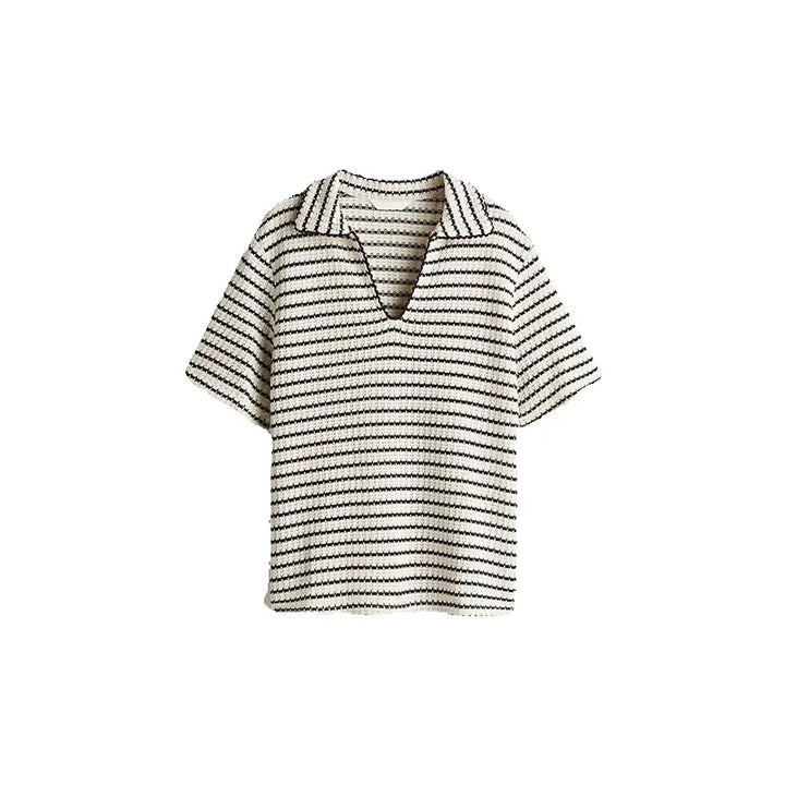 Women’s Knit Striped Pullover & Pants Set-HighTouch