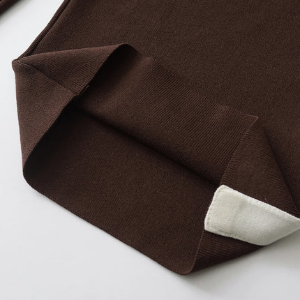 Completo donna in due pezzi con felpa e pantaloni a vita alta