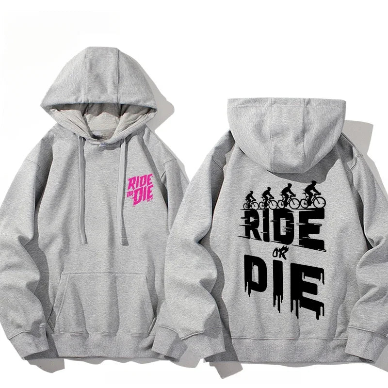 Unisex “Ride or Die” Cotton Hoodie-HighTouch