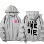 Unisex “Ride or Die” Cotton Hoodie