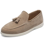 Luxury Suede & Leather Loafers – Men’s Slip-On Driving-HighTouch