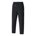 CHRLCK Men Running Pants Jogging Casual Summer Thin Sweatpants Quick Dry Ice Silk Straight Trousers Sports Gym Breathable Unisex