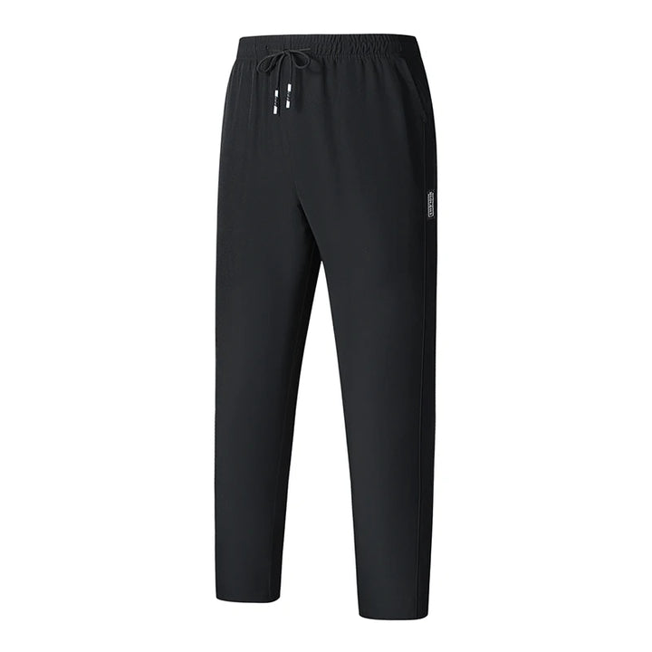 CHRLCK Men Running Pants Jogging Casual Summer Thin Sweatpants Quick Dry Ice Silk Straight Trousers Sports Gym Breathable Unisex-HighTouch