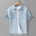 Men’s Lightweight Denim Short-Sleeve Shirt