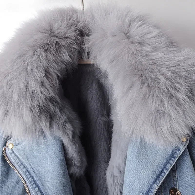 Women’s Faux Fur Jacket for Winter and Cold Weather