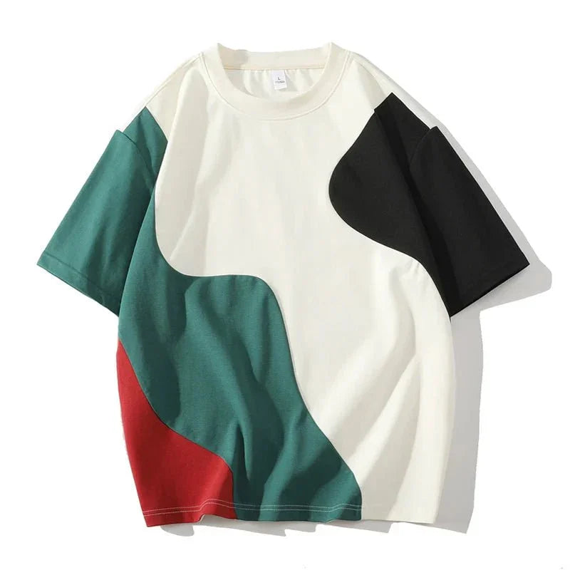 Men's Color Block T-Shirt – Casual Everyday Style