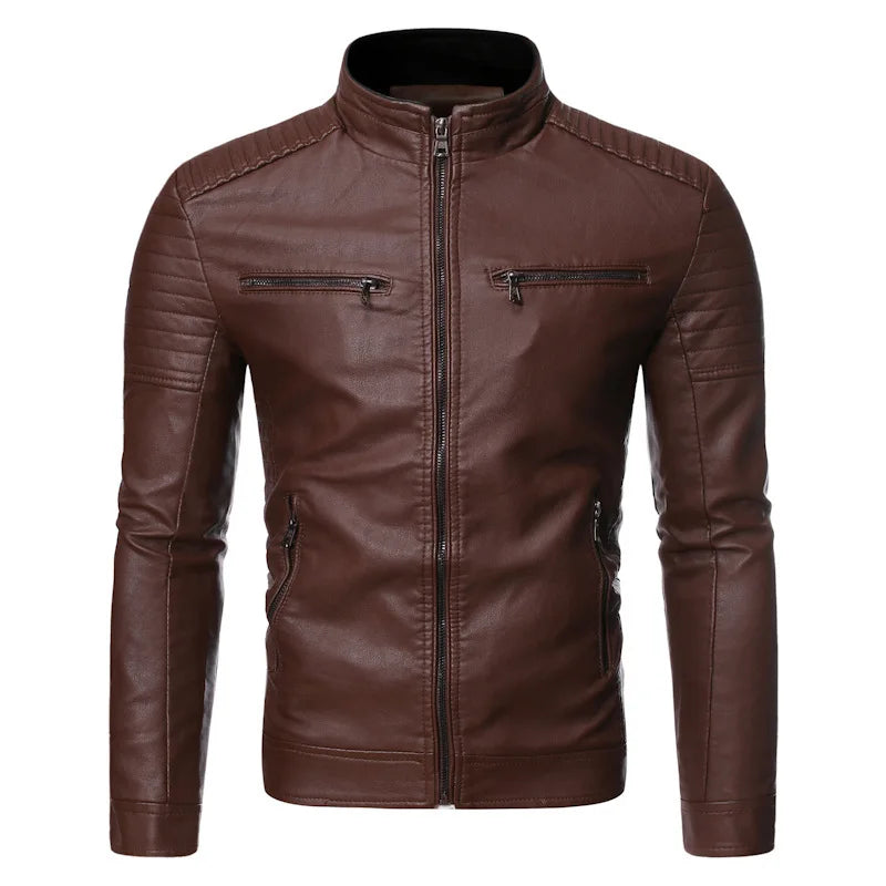 Men’s PU Motorcycle Jacket-HighTouch