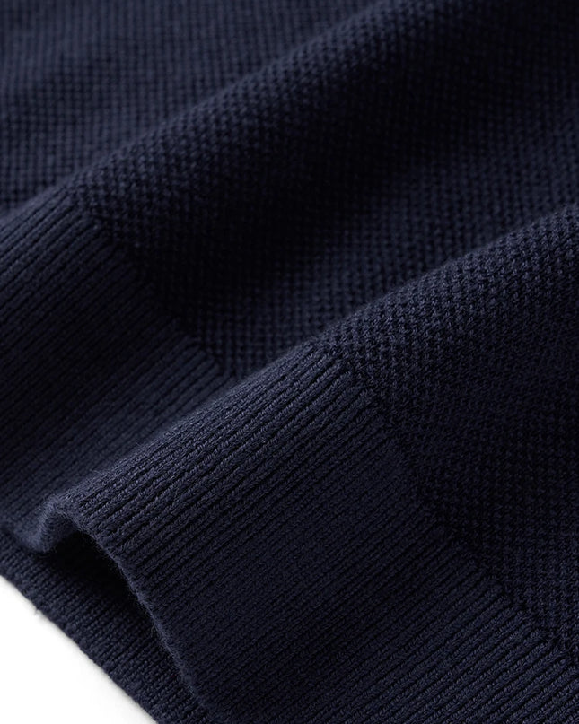 SIMWOOD | 14-Gauge Knit Short Sleeve Polo T-Shirts Men Tops