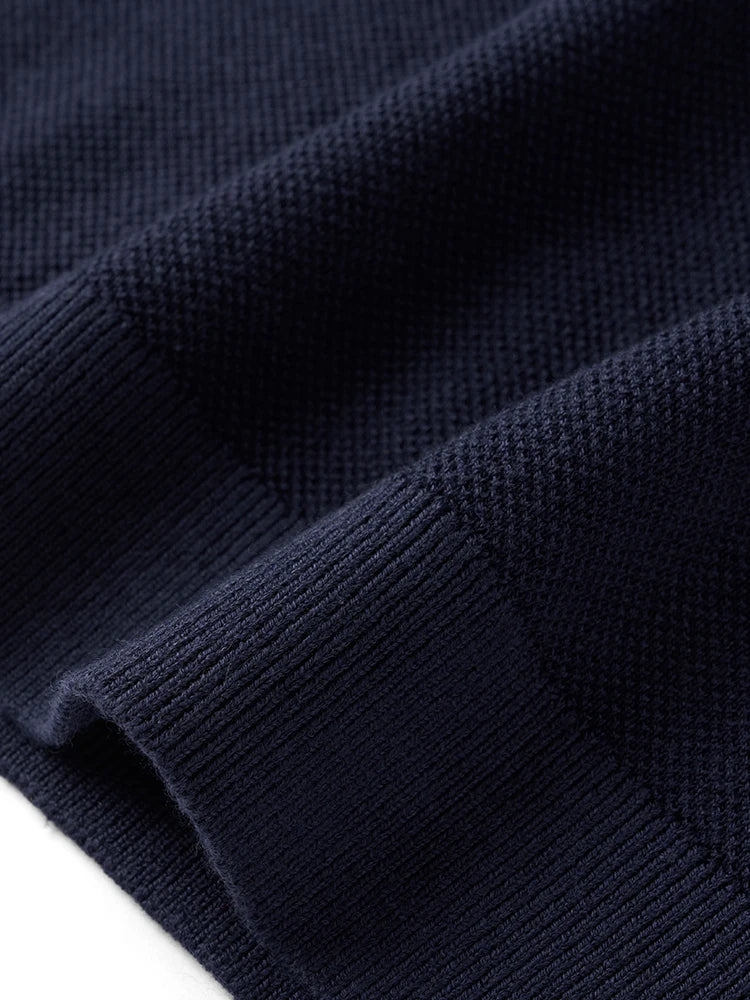 Summer Polo T-Shirts Men Tops Knit Short Sleeve-HighTouch