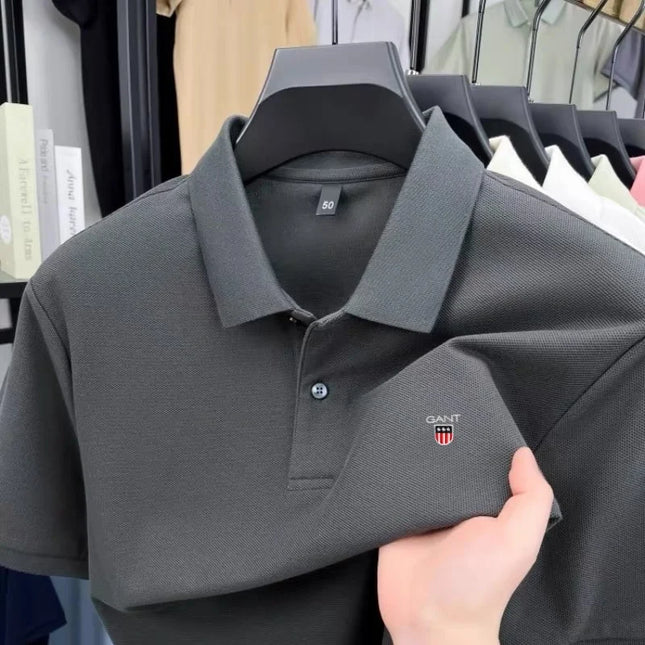 Premium 100% Cotton Men’s Polo – Embroidered, Golf-Ready & Breathable