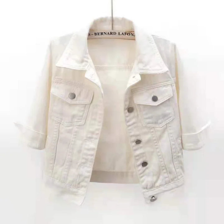 Trendy Womens Short Denim Jacket-HighTouch