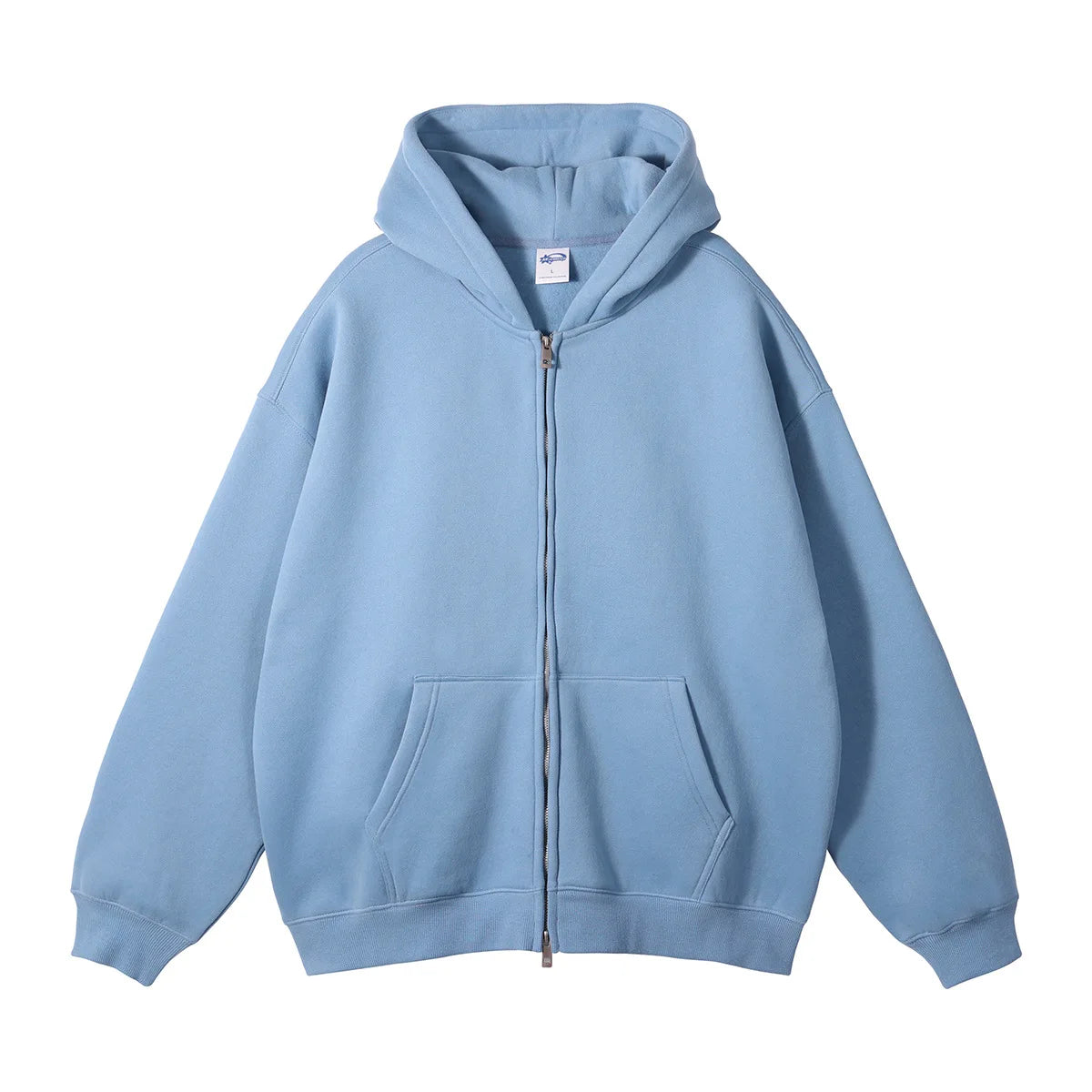 Premium Heavyweight Fleece Double‑Zip Cardigan Hoodie UK