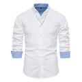 AIOPESON Men’s Cotton Oxford Shirt