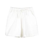 Women’s High-Waist Cotton Linen Shorts-HighTouch