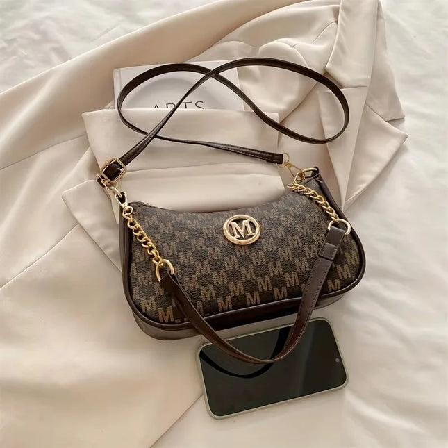 Vintage-Style Crossbody Handbag – Adjustable Strap Women’s Accessory Purse