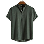 Hudson - Button Up Linen Wrinkle-Free Summer Shirt