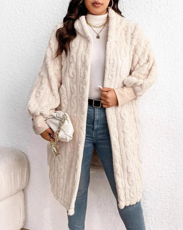 Vest van koraalvliesstof in grote maten