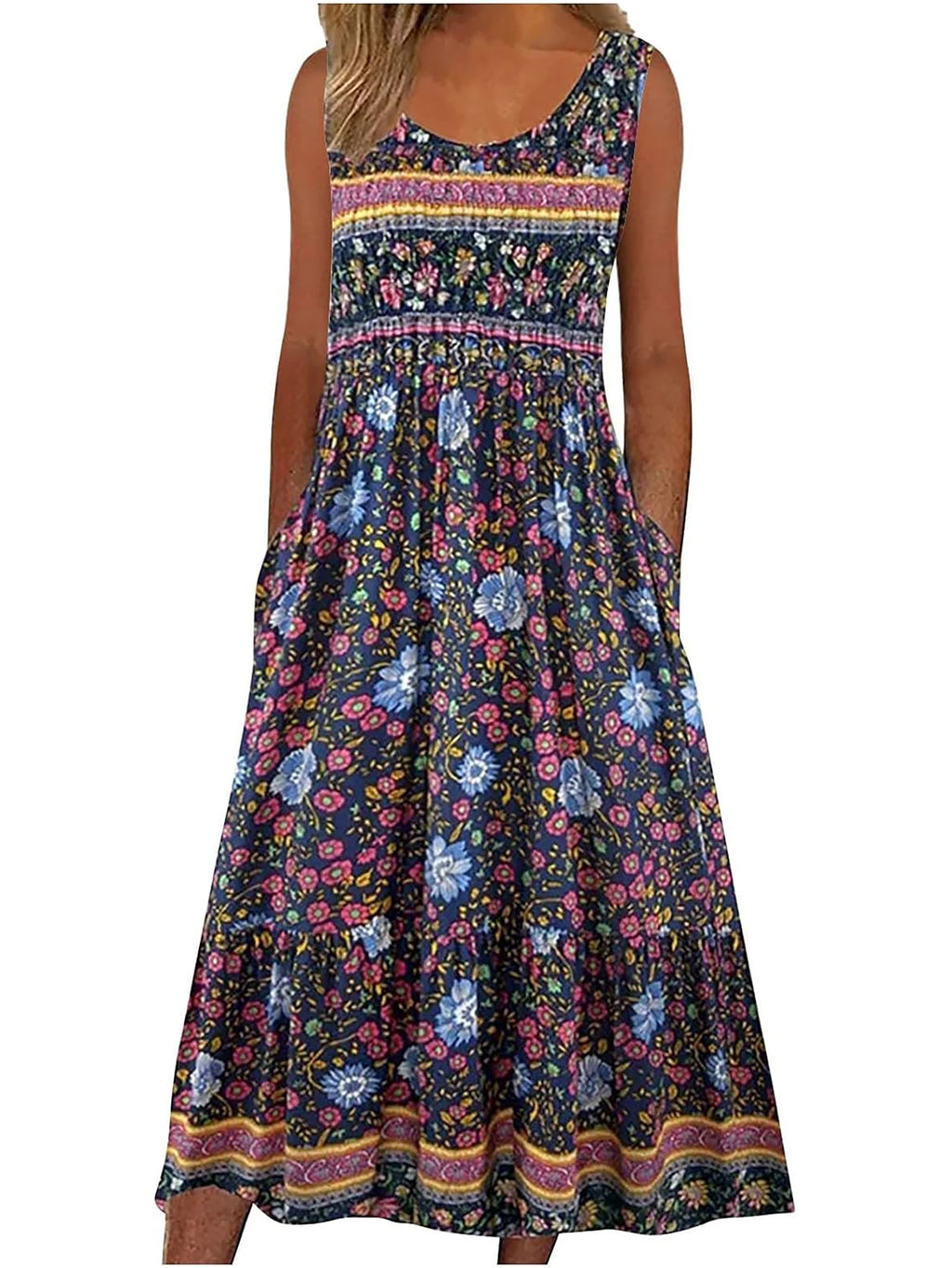 Bohemian Polyester Sundress Limited