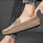Fashion Suede Men’s Casual Loafers-HighTouch