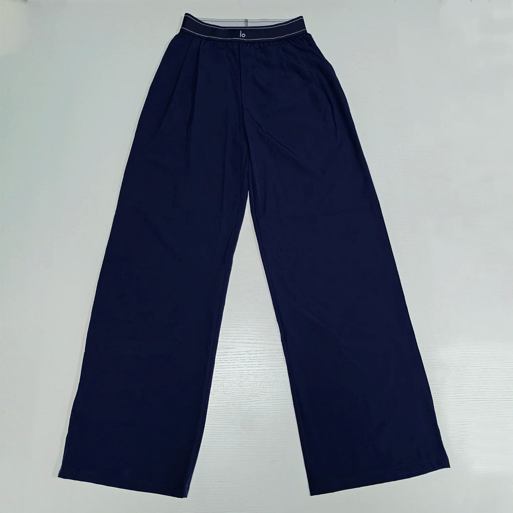 Women’s High-Waist Straight & Wide-Leg Suit Pants – Casual Chic Trousers with Pockets-HighTouch