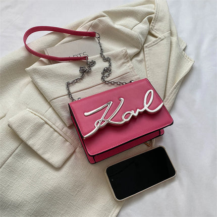 Fashionable Crossbody Bag – Solid Color Shoulder Bag