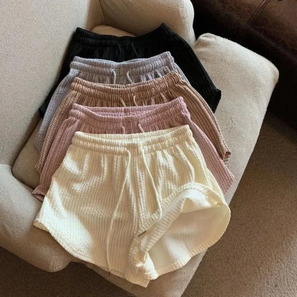 High-Waist Wide-Leg Running Shorts – Lightweight Gym Hot Pants for Women