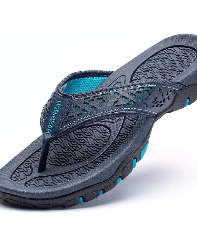 Men’s Non-Slip Rubber Flip Flops – Lightweight & Quick-Dry Comfort