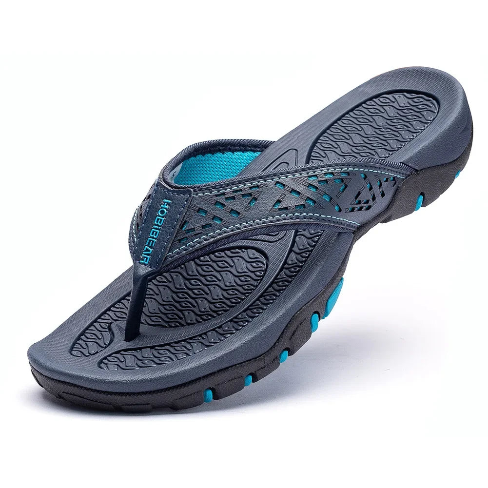 Men’s Non-Slip Rubber Flip Flops – Lightweight & Quick-Dry Comfort